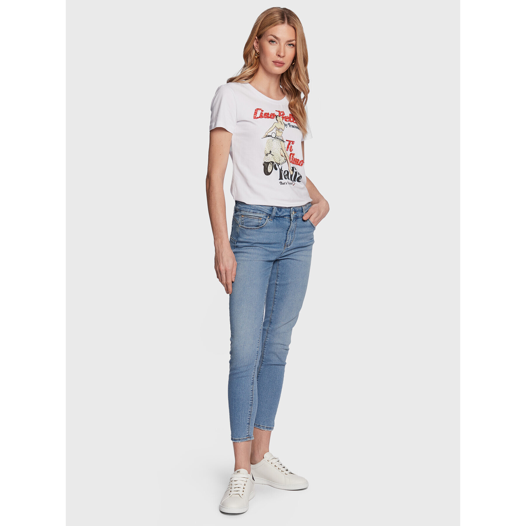 Fracomina Дънки FP23SV8000D40703 Син Skinny Fit - Pepit.bg