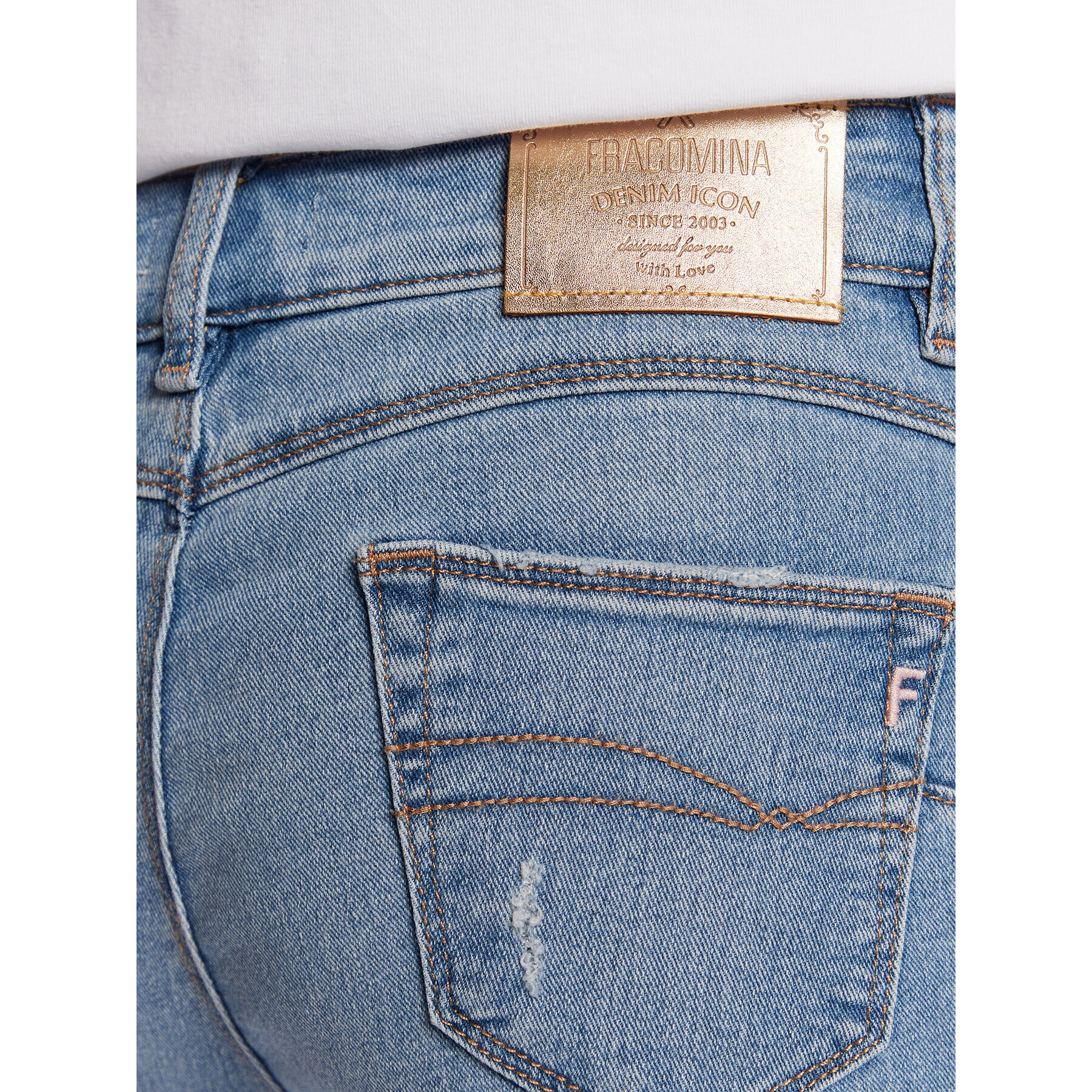 Fracomina Дънки FP23SV8000D40703 Син Skinny Fit - Pepit.bg