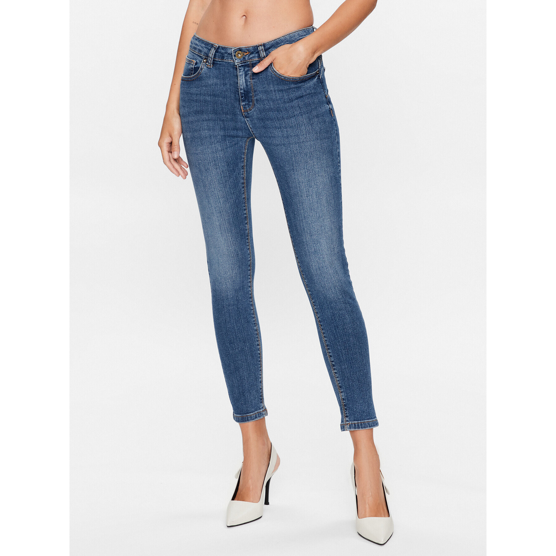 Fracomina Дънки FP23WV8000D40102 Син Skinny Fit - Pepit.bg
