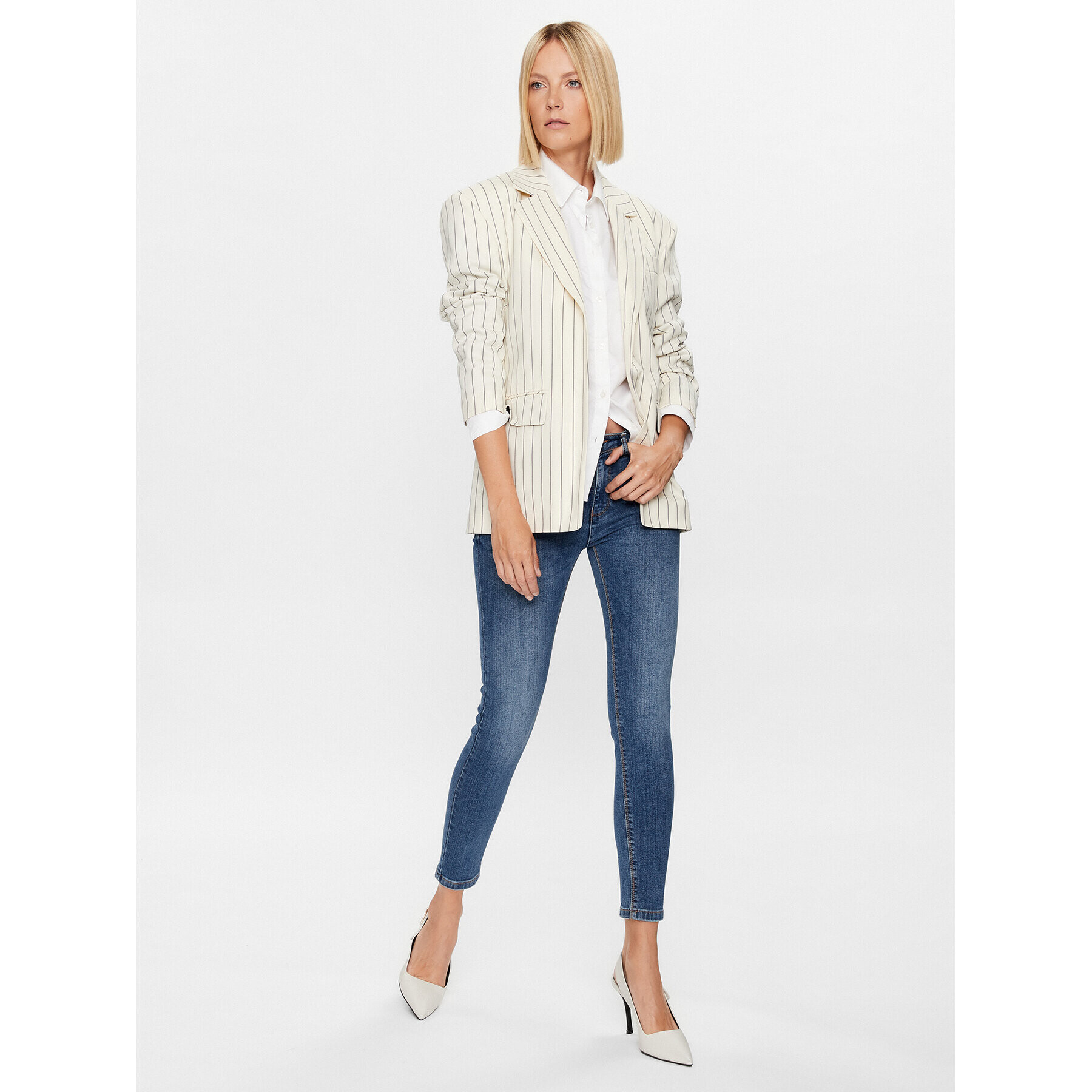 Fracomina Дънки FP23WV8000D40102 Син Skinny Fit - Pepit.bg