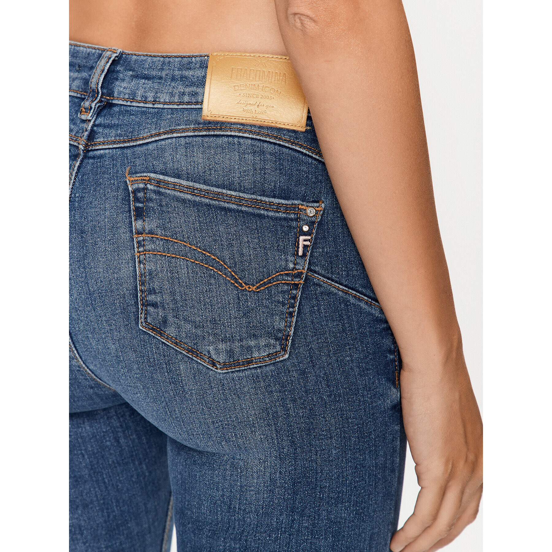Fracomina Дънки FP23WV8000D40102 Син Skinny Fit - Pepit.bg