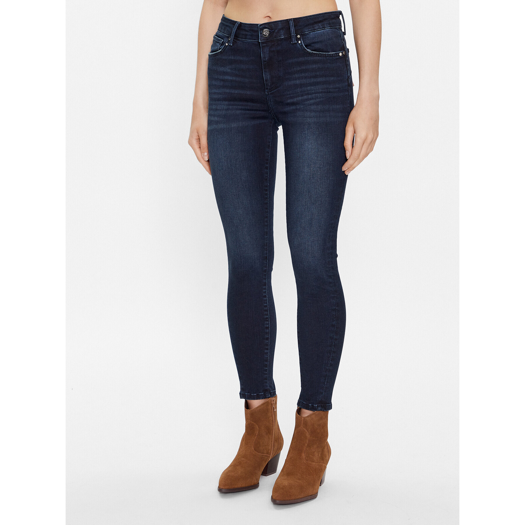 Fracomina Дънки FP23WV8000D40802 Тъмносин Slim Fit - Pepit.bg