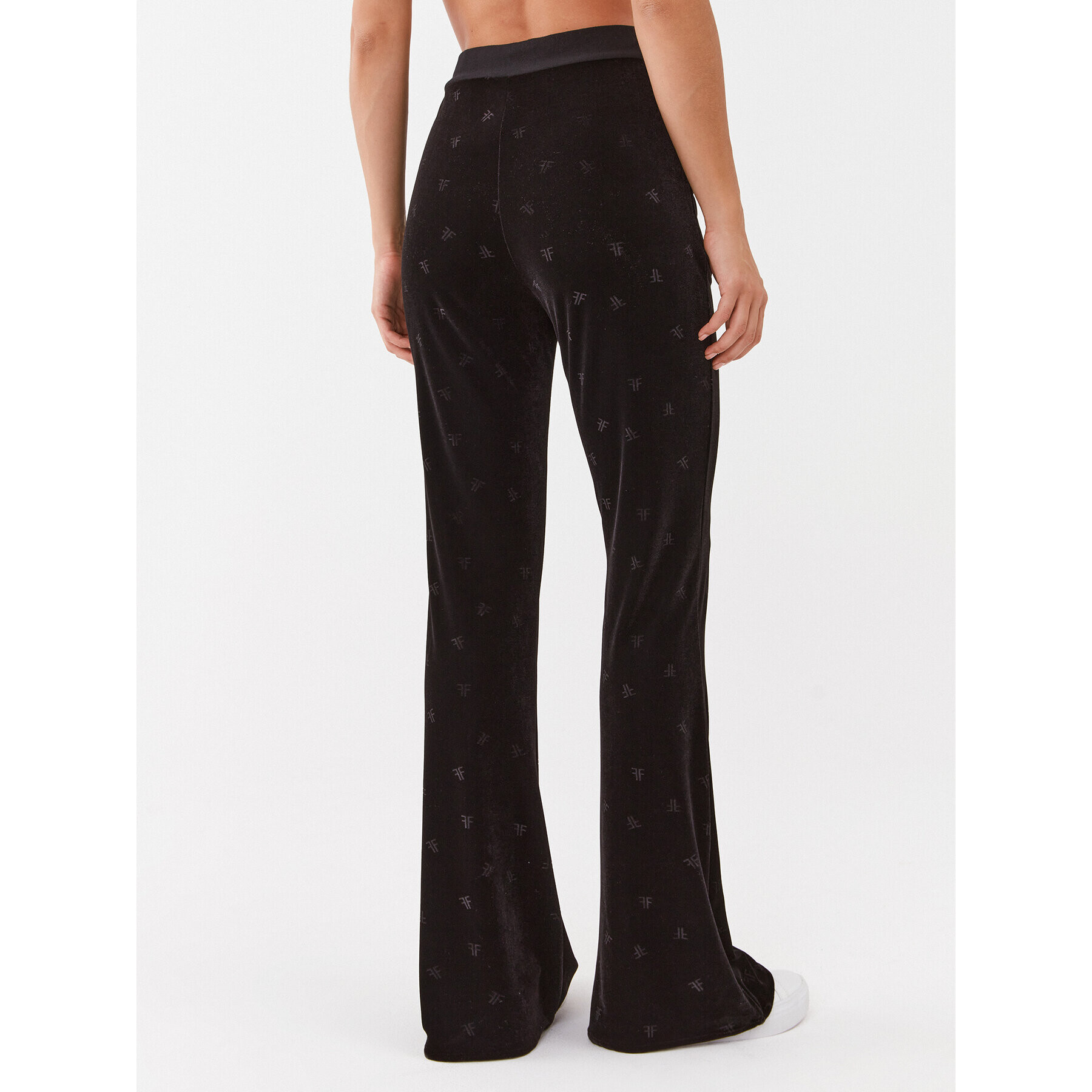 Fracomina Долнище анцуг FR23WVA016F44101 Черен Relaxed Fit - Pepit.bg