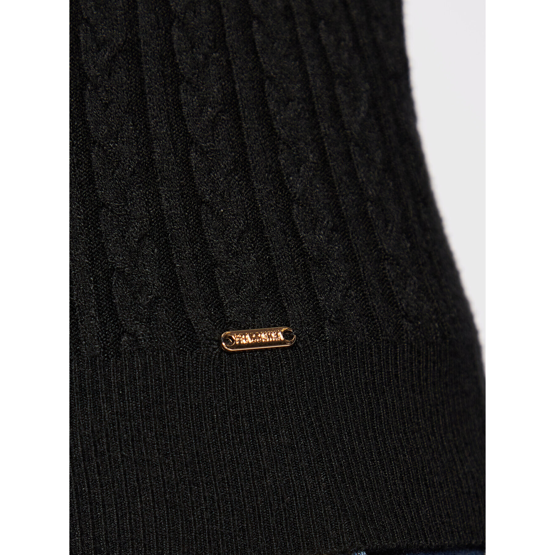 Fracomina Пуловер FS22WT7004K50401 Черен Slim Fit - Pepit.bg