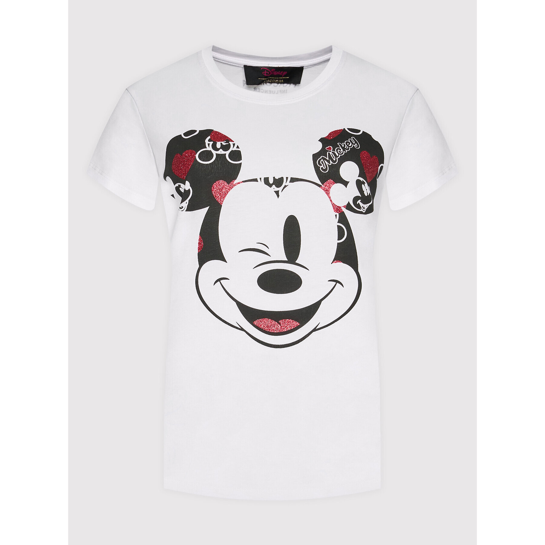 Fracomina Тишърт DISNEY FD22ST3054J401N5 Бял Regular Fit - Pepit.bg