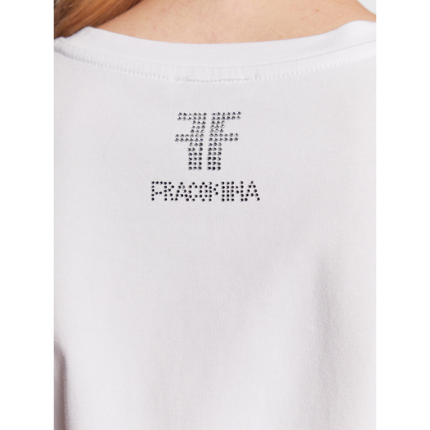 Fracomina Тишърт FR23ST3004J40108 Бял Regular Fit - Pepit.bg