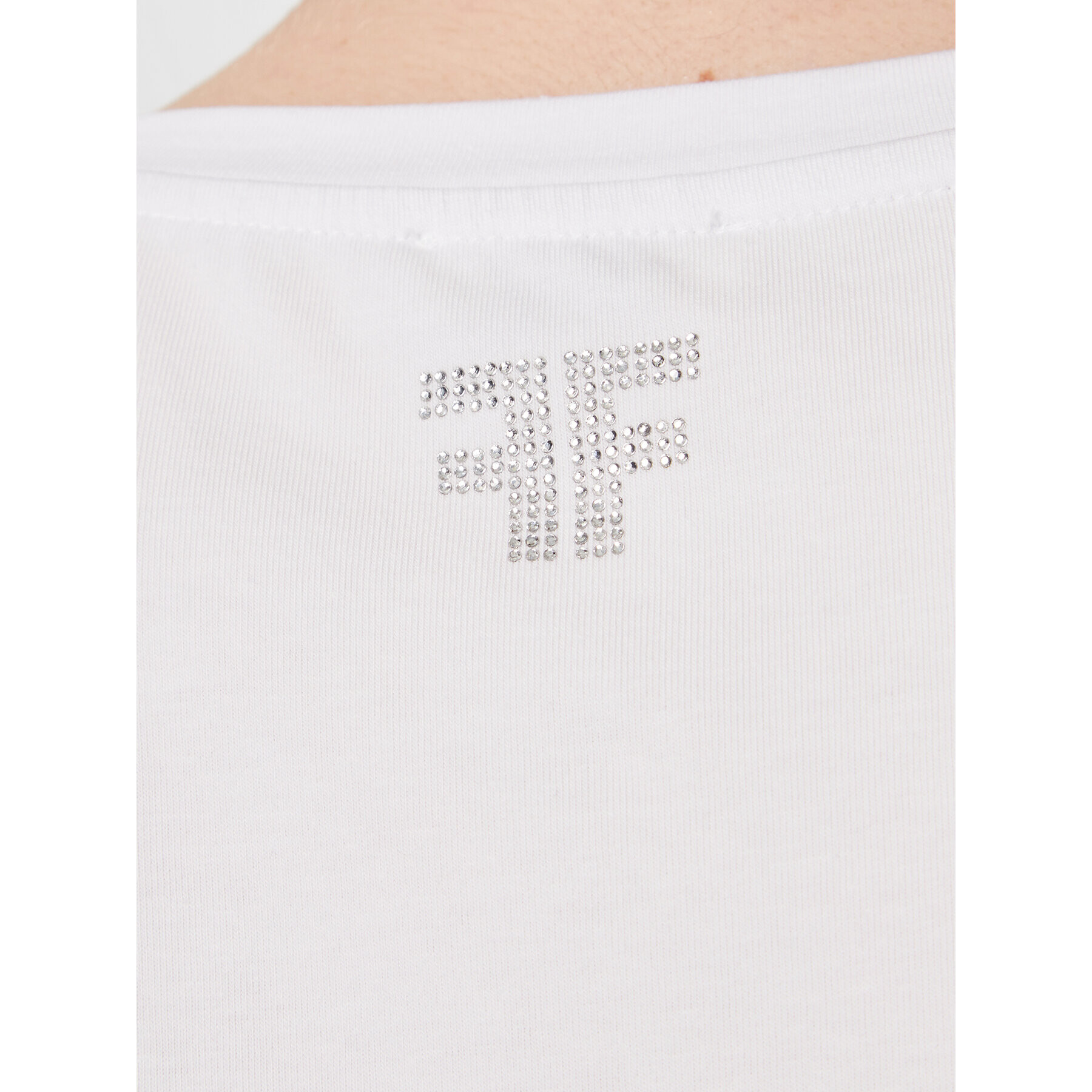 Fracomina Тишърт FR23ST3004J40111 Бял Regular Fit - Pepit.bg