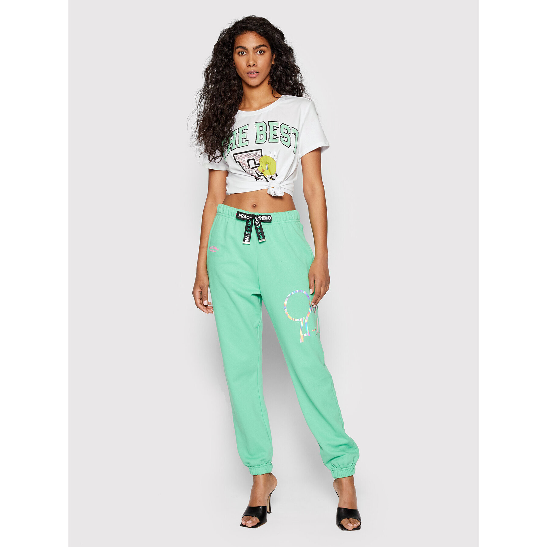 Fracomina Тишърт LOONEY TUNES FD22ST3003J40108 Бял Regular Fit - Pepit.bg