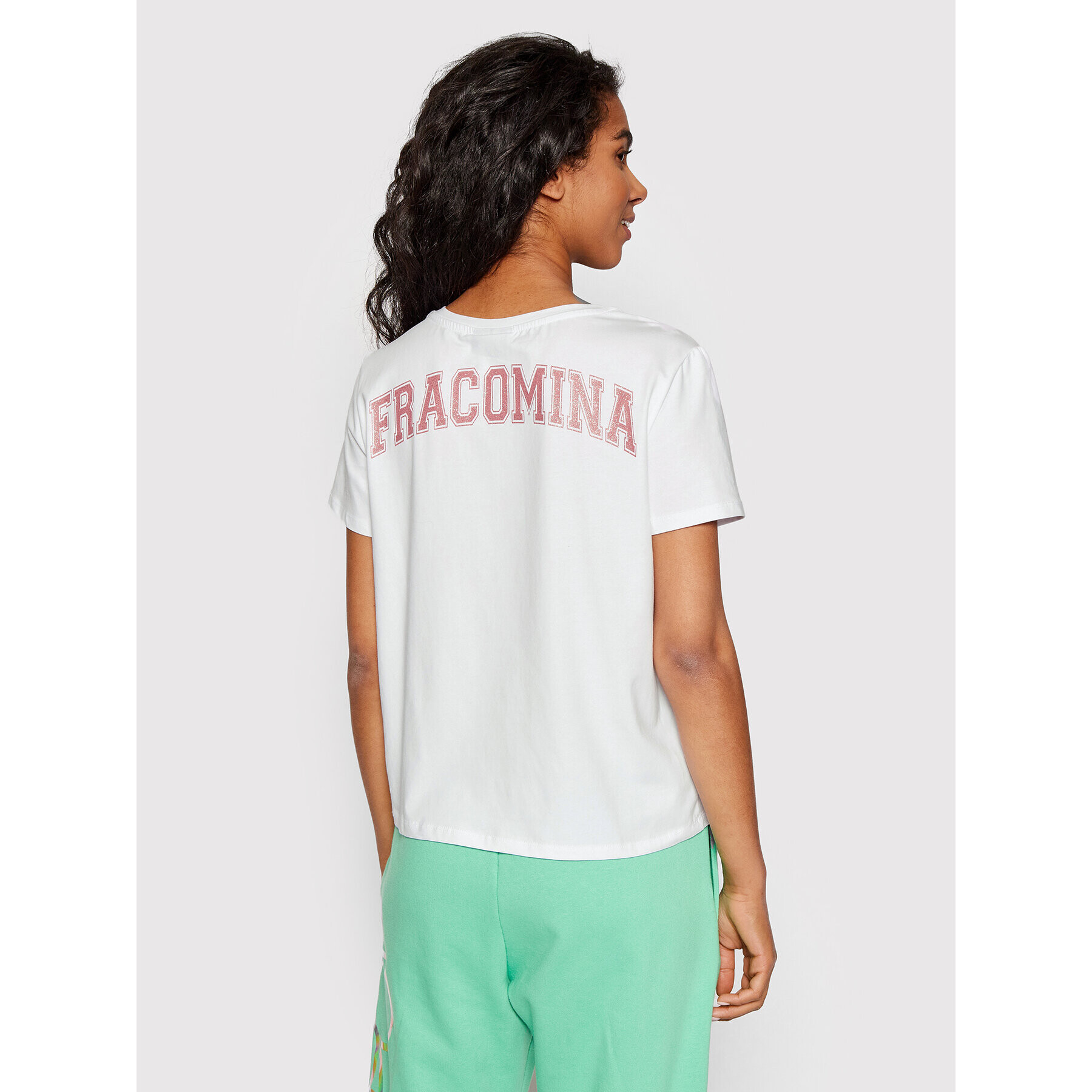 Fracomina Тишърт LOONEY TUNES FD22ST3003J40108 Бял Regular Fit - Pepit.bg