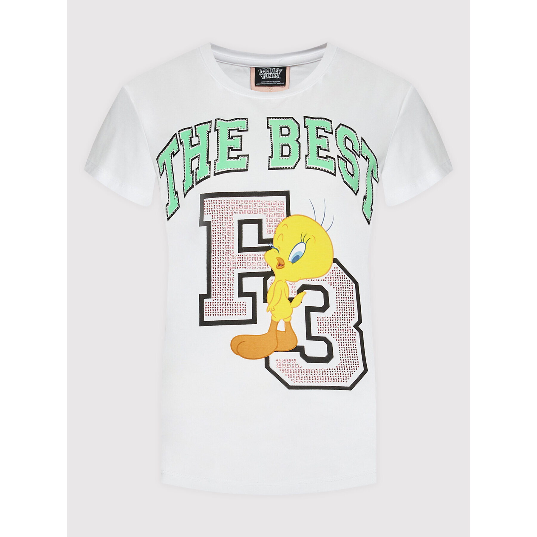 Fracomina Тишърт LOONEY TUNES FD22ST3003J40108 Бял Regular Fit - Pepit.bg