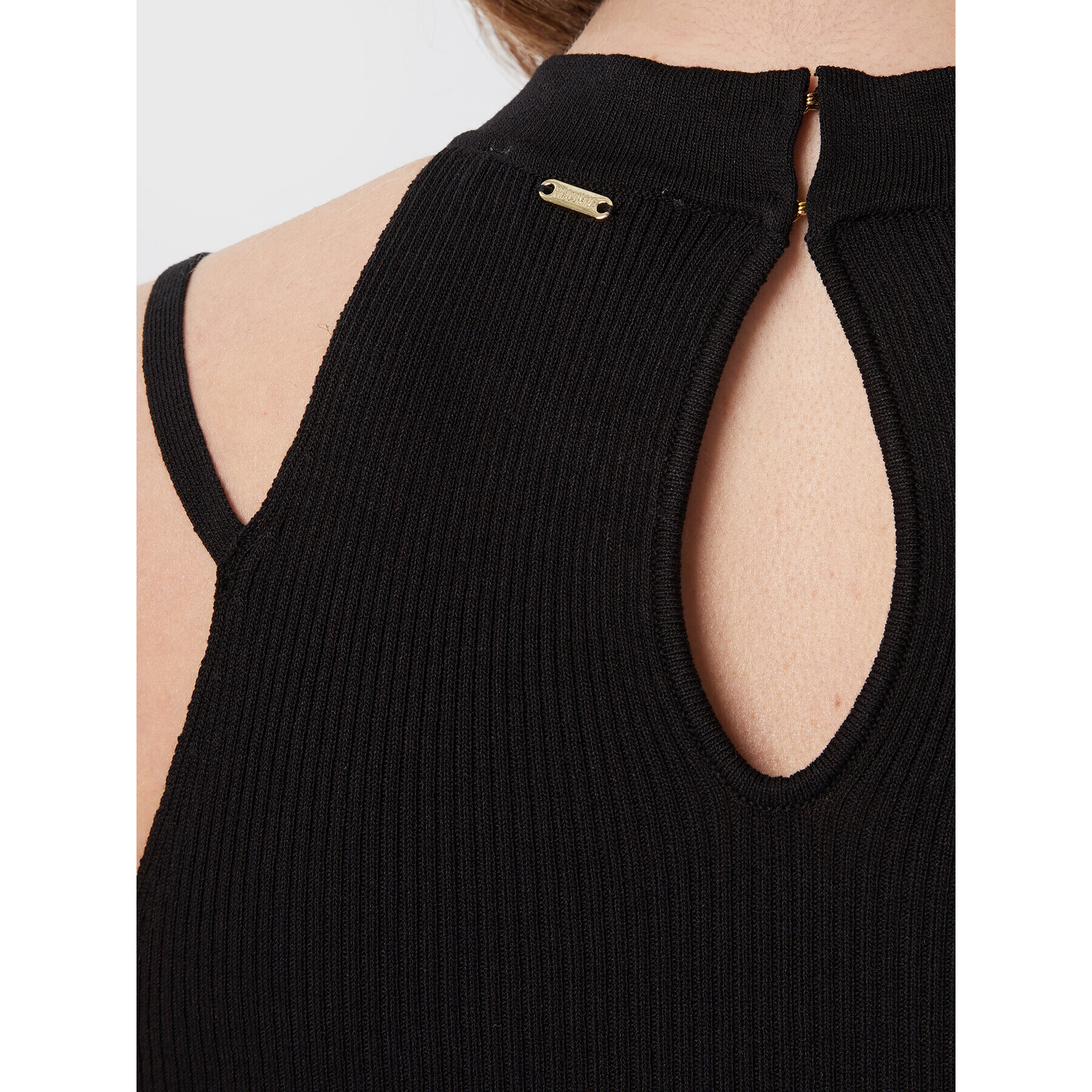 Fracomina топ FR23ST4002K41801 Черен Slim Fit - Pepit.bg