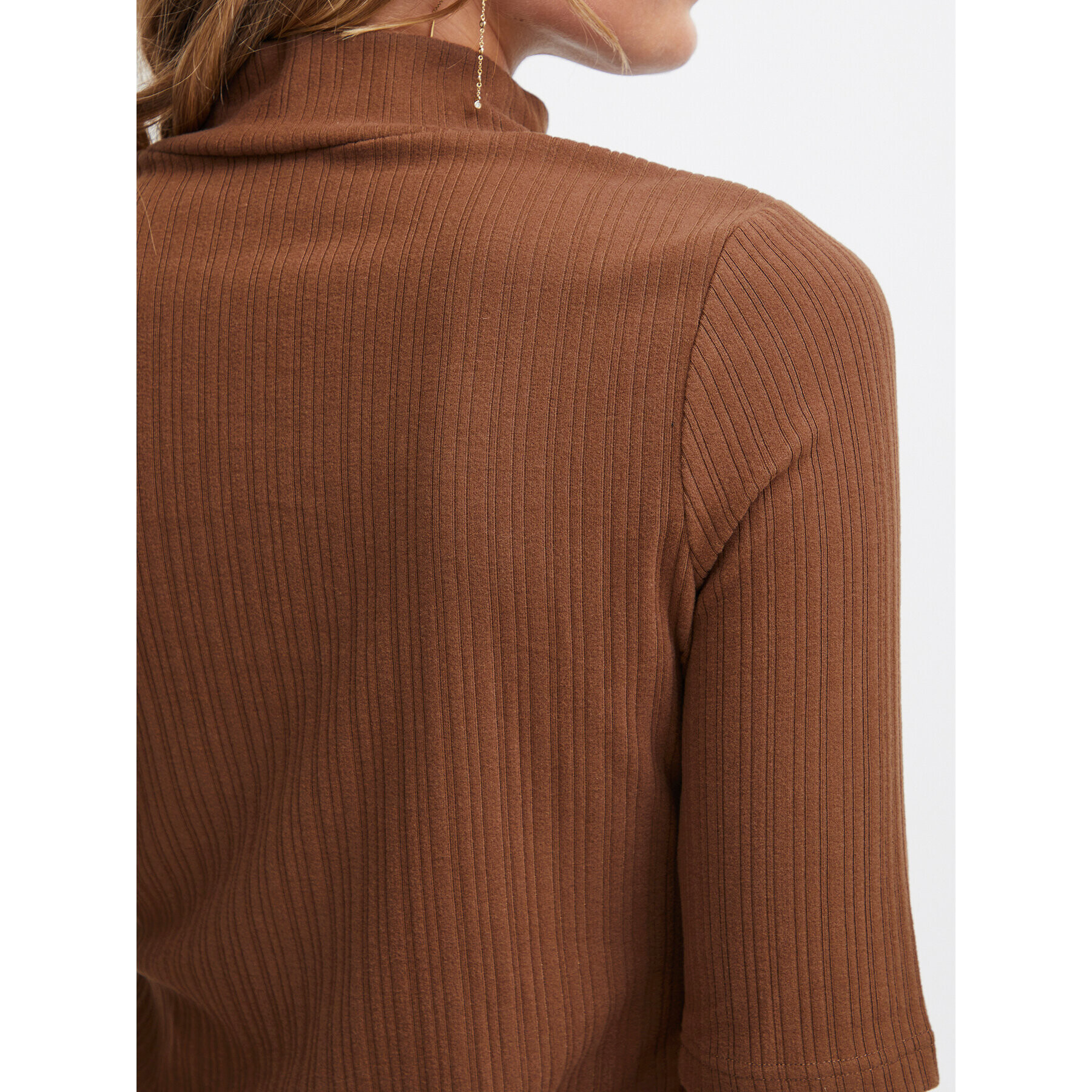Fransa Блуза 20612503 Кафяв Regular Fit - Pepit.bg