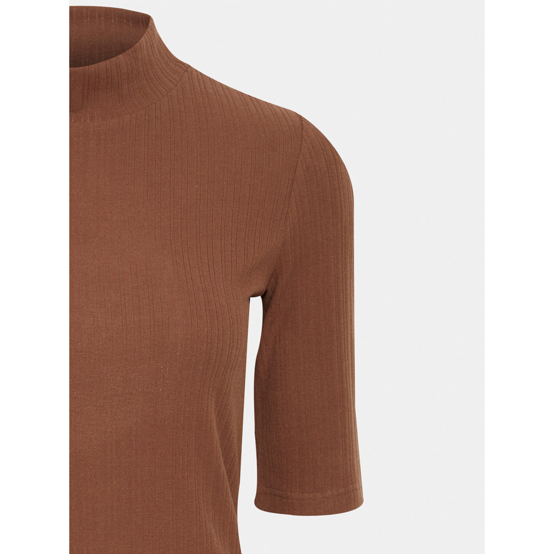 Fransa Блуза 20612503 Кафяв Regular Fit - Pepit.bg