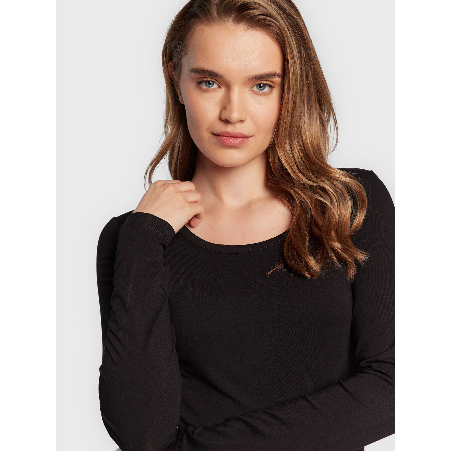 Fransa Блуза Kasic 600543 Черен Slim Fit - Pepit.bg
