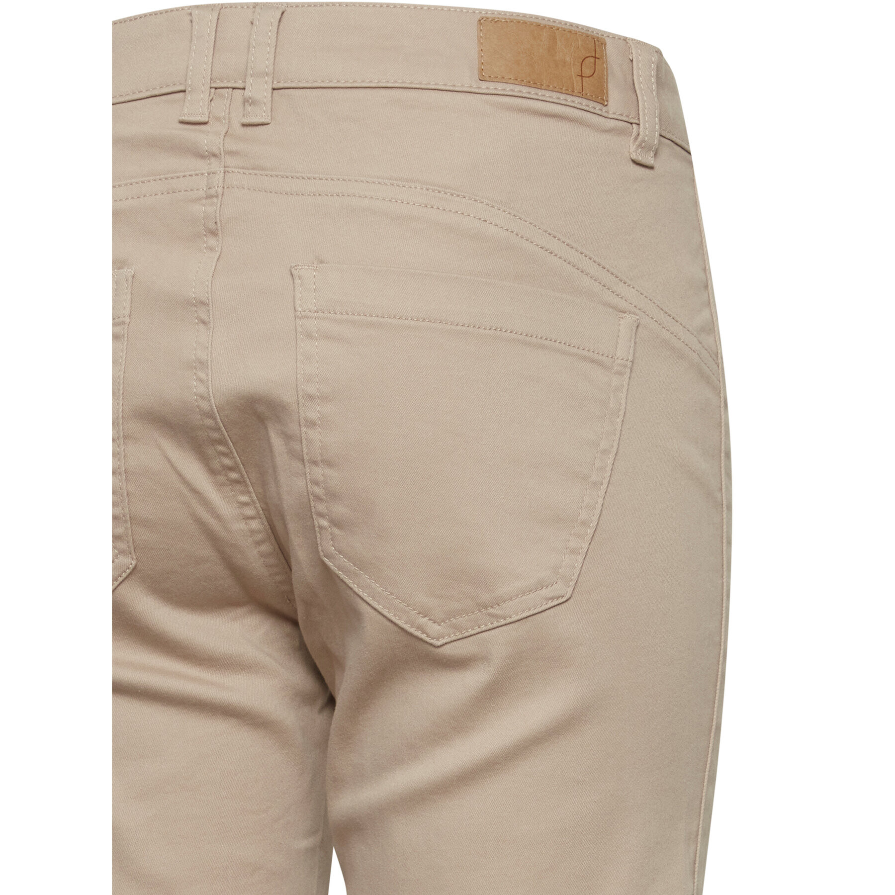 Fransa Дънки 20607793 Бежов Slim Fit - Pepit.bg