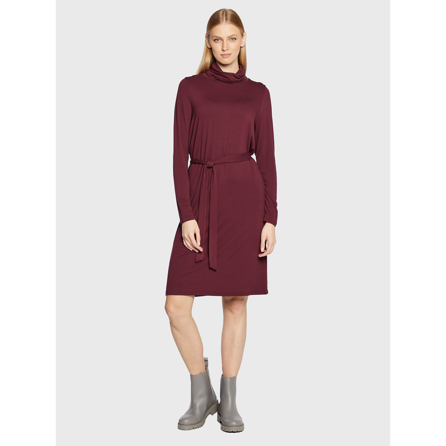 Fransa Ежедневна рокля Frann 20611250 Бордо Regular Fit - Pepit.bg