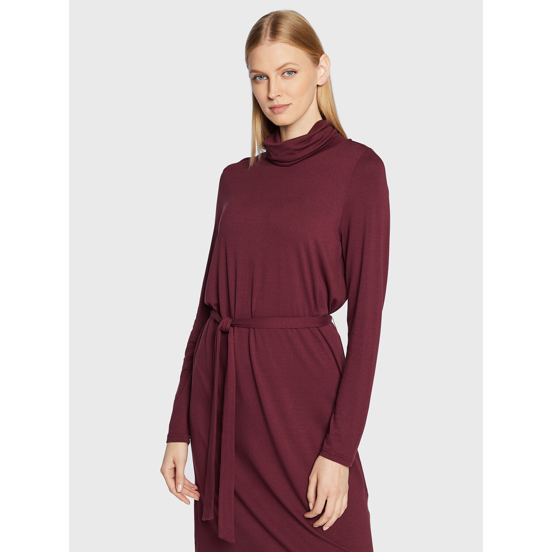 Fransa Ежедневна рокля Frann 20611250 Бордо Regular Fit - Pepit.bg