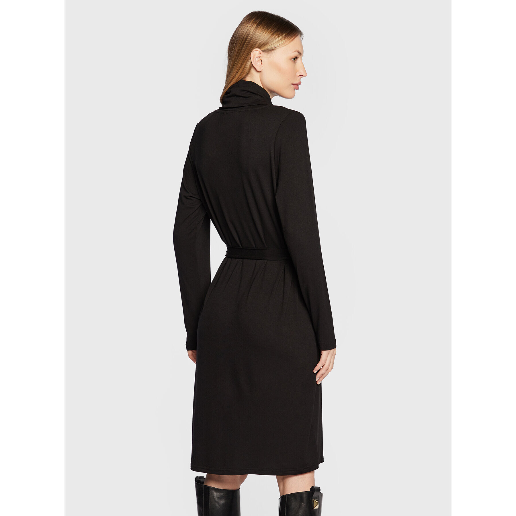 Fransa Ежедневна рокля Frann 20611250 Черен Regular Fit - Pepit.bg