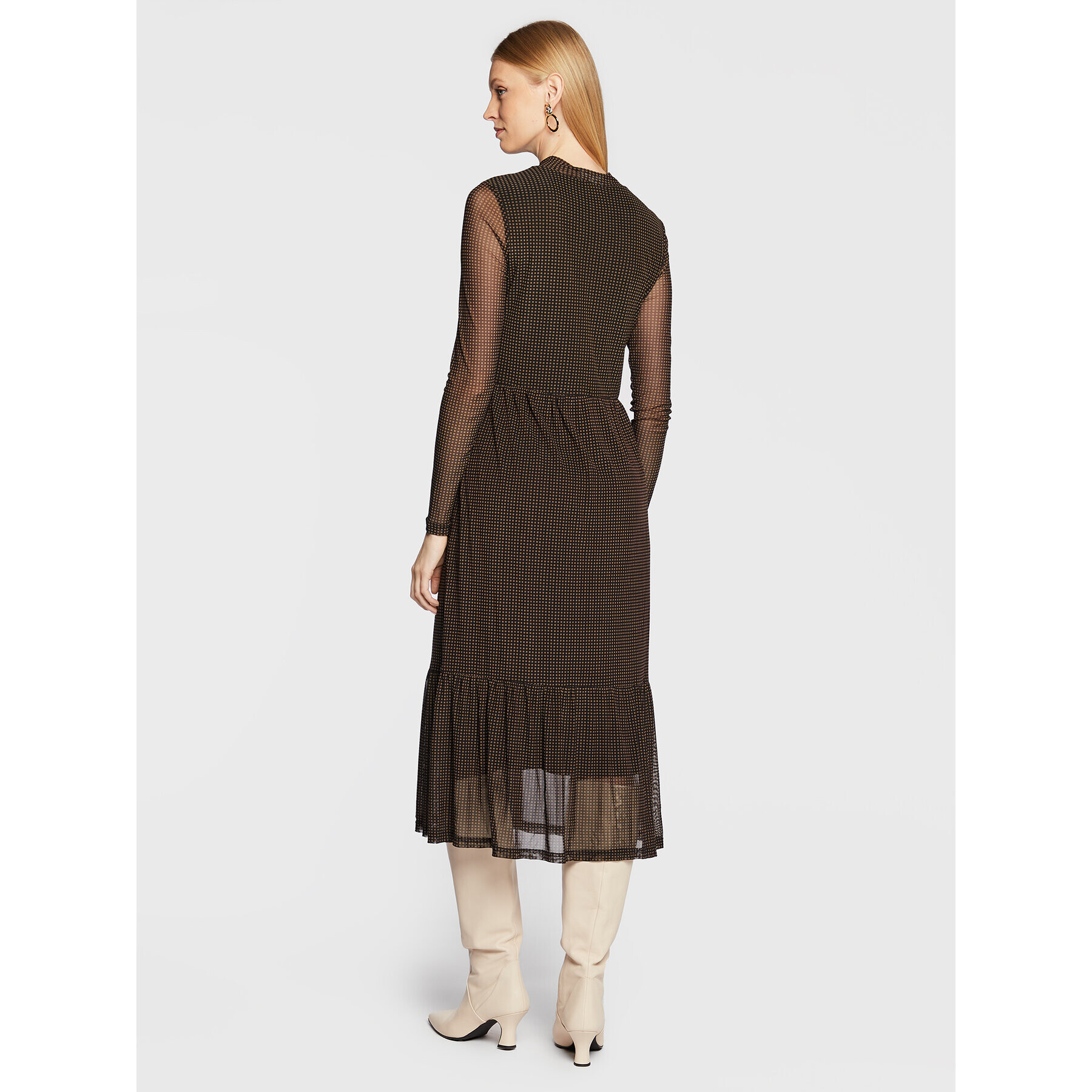 Fransa Ежедневна рокля Frmesh 20611253 Кафяв Regular Fit - Pepit.bg
