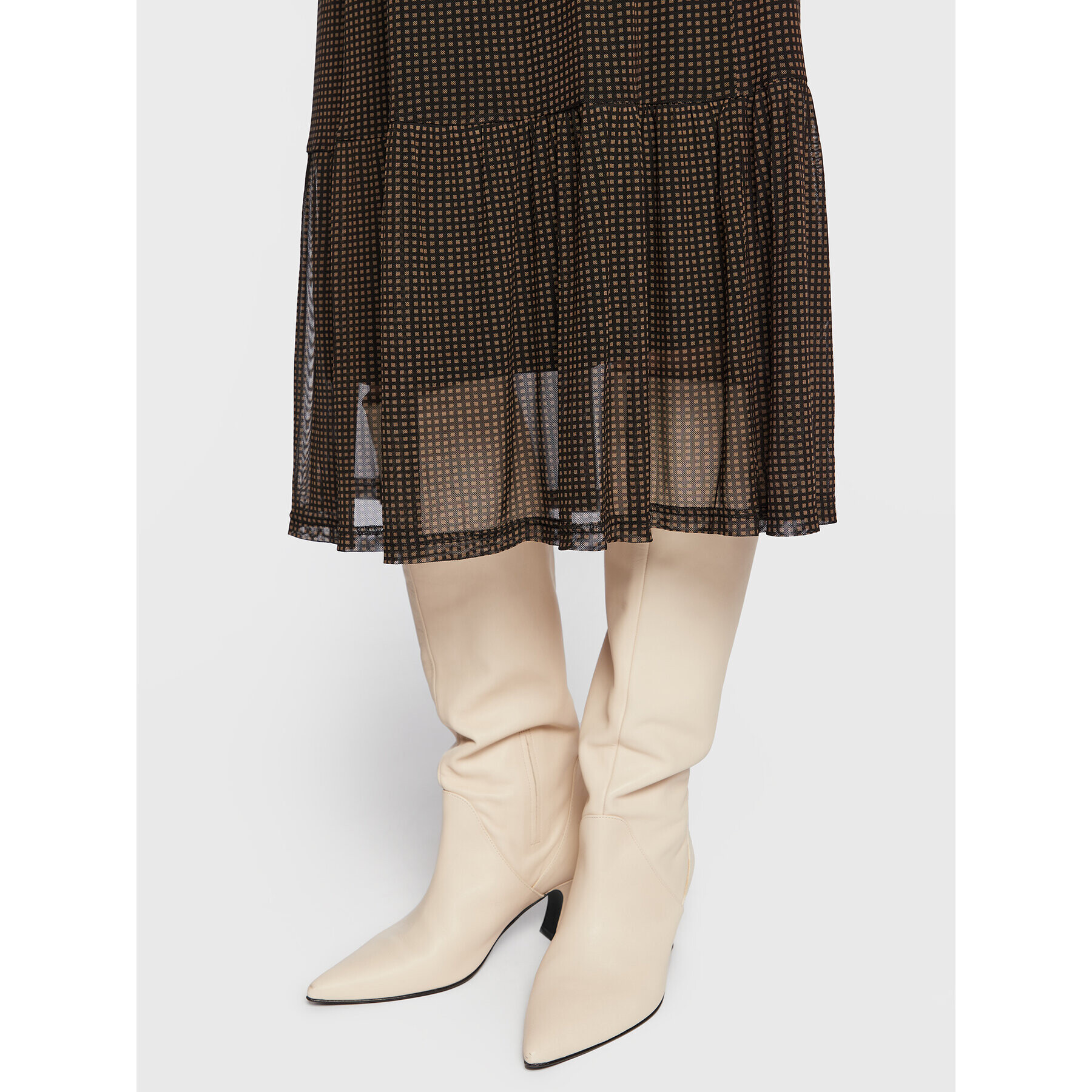 Fransa Ежедневна рокля Frmesh 20611253 Кафяв Regular Fit - Pepit.bg