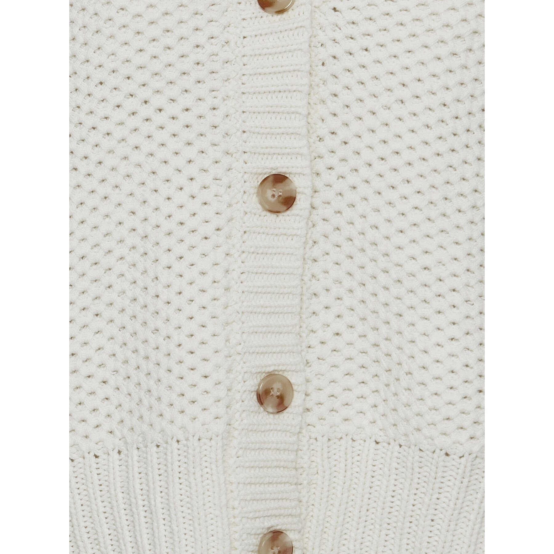 Fransa Кардиган 20611727 Екрю Regular Fit - Pepit.bg