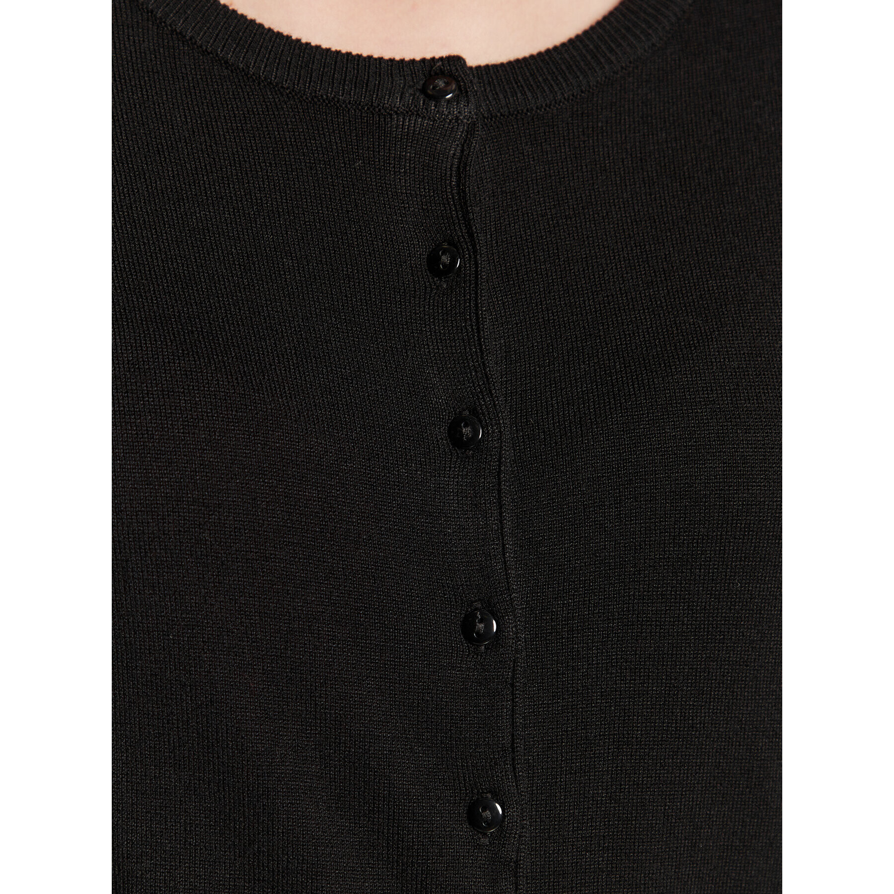Fransa Кардиган Zubasic 20604187 Черен Regular Fit - Pepit.bg