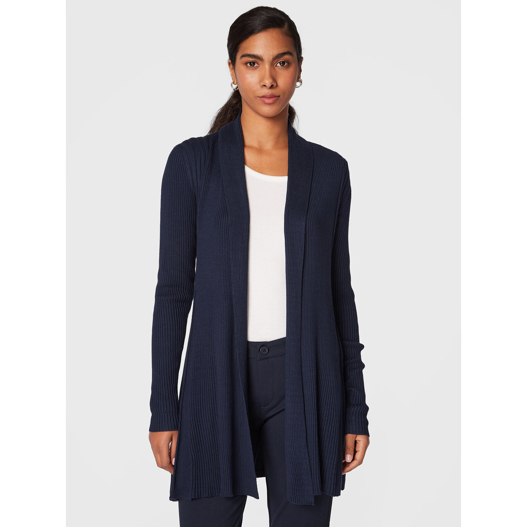 Fransa Кардиган Zubasic 600778 Тъмносин Regular Fit - Pepit.bg