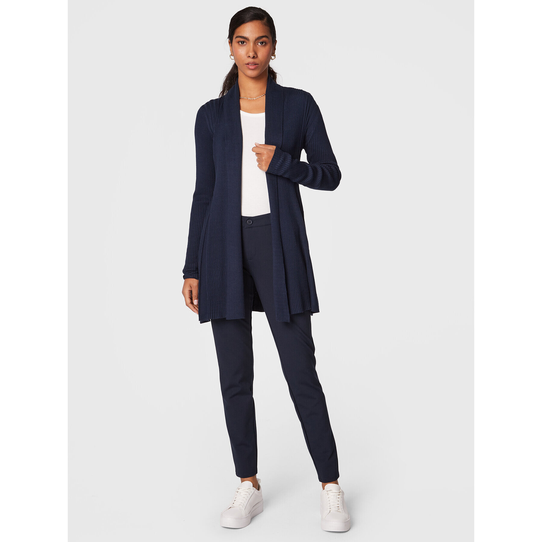 Fransa Кардиган Zubasic 600778 Тъмносин Regular Fit - Pepit.bg