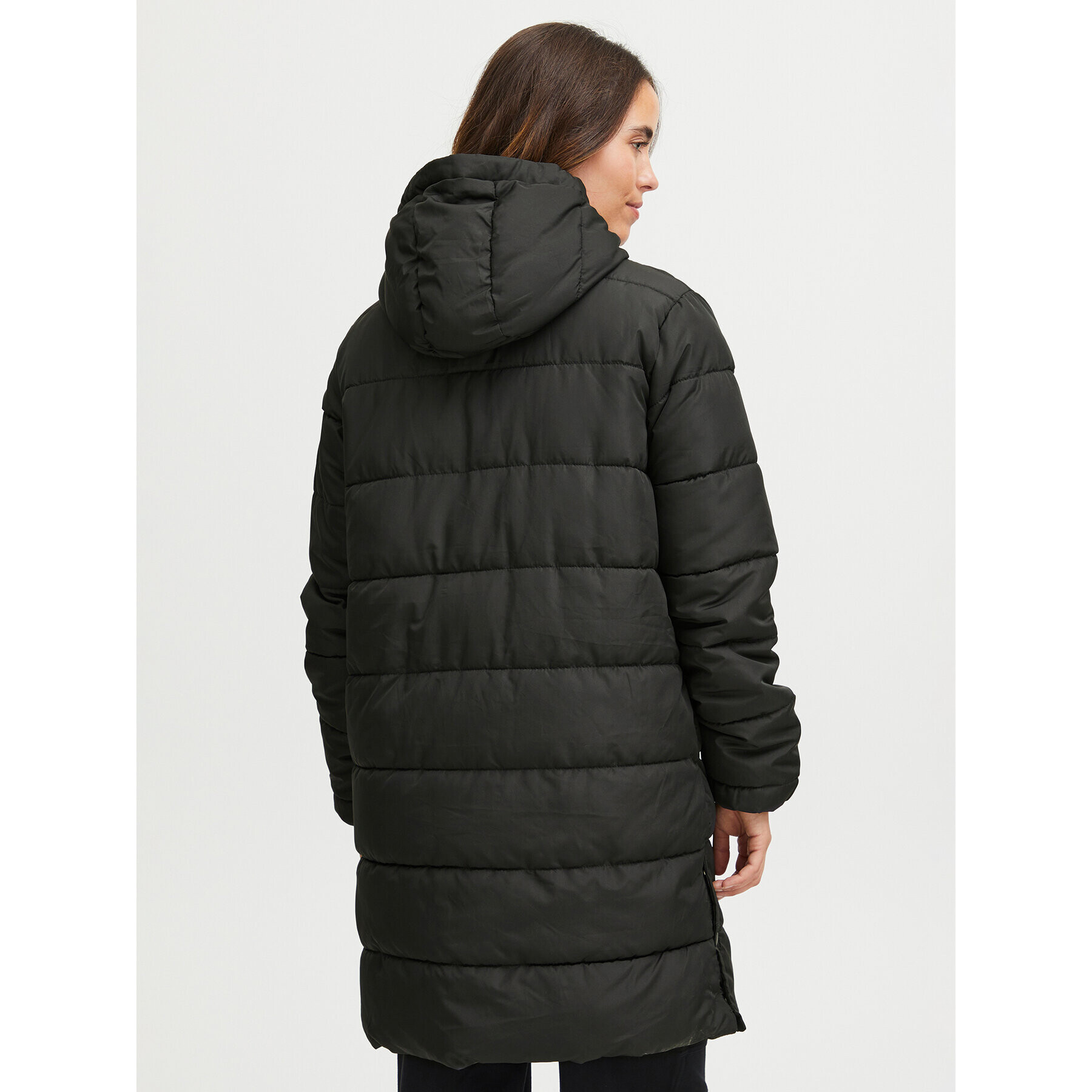 Fransa Пухено яке 20612163 Черен Regular Fit - Pepit.bg