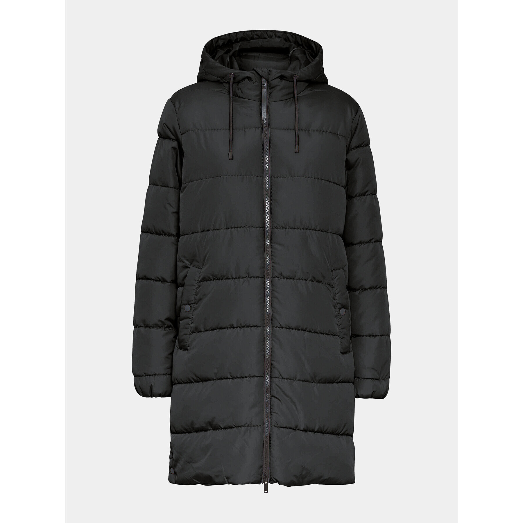 Fransa Пухено яке 20612163 Черен Regular Fit - Pepit.bg