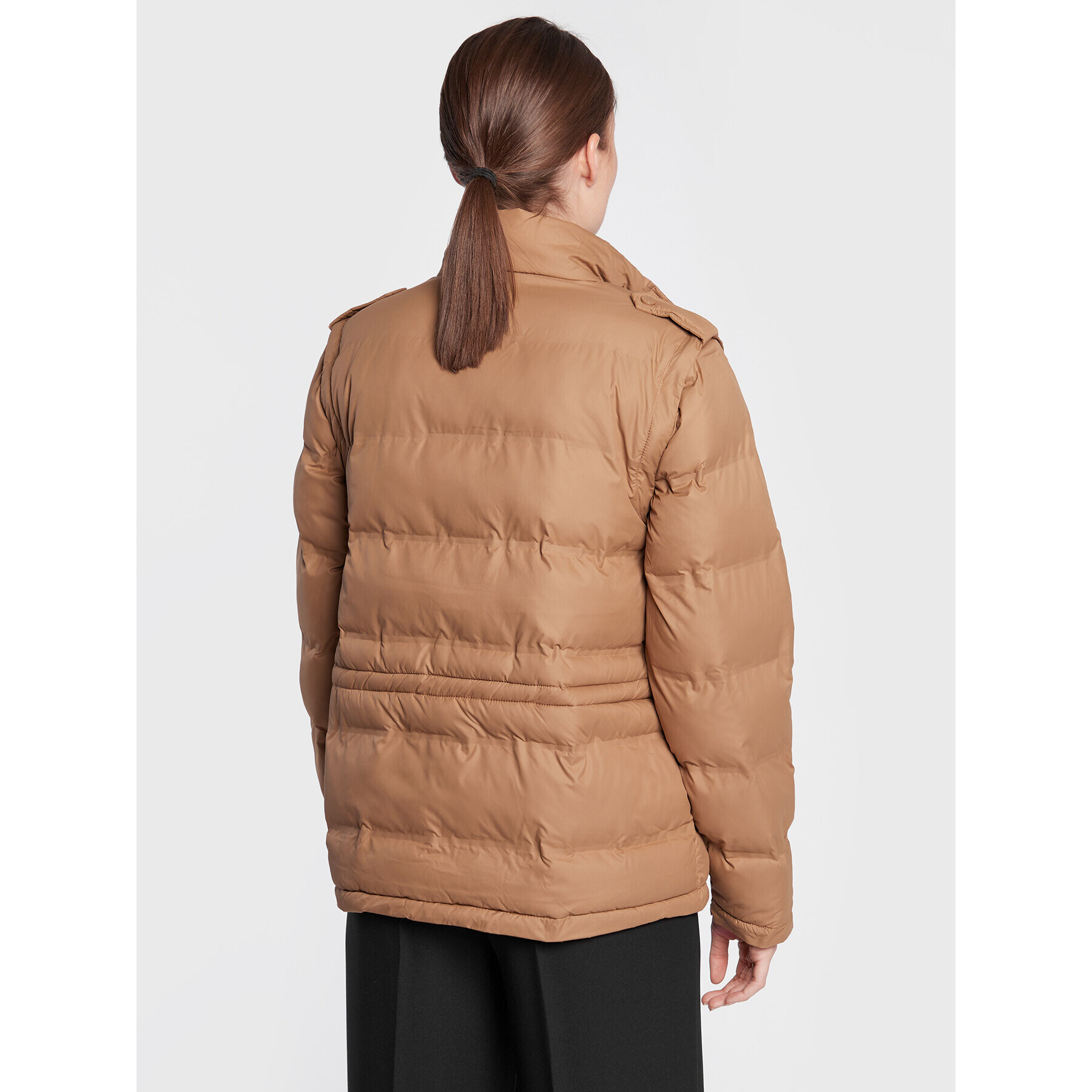 Fransa Пухено яке Fabia 20610785 Кафяв Regular Fit - Pepit.bg