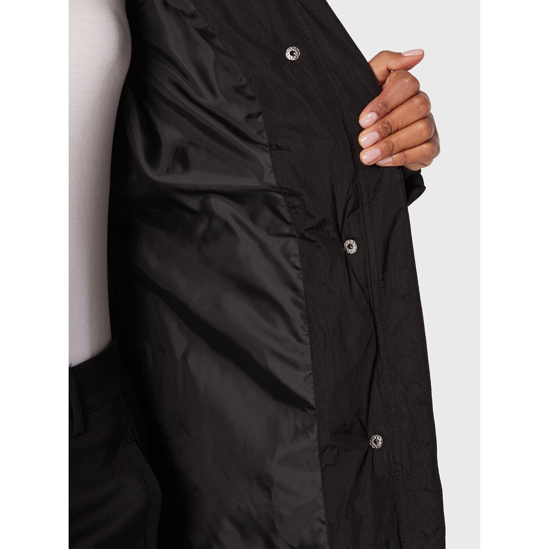 Fransa Пухено яке Frbac 20610814 Черен Regular Fit - Pepit.bg