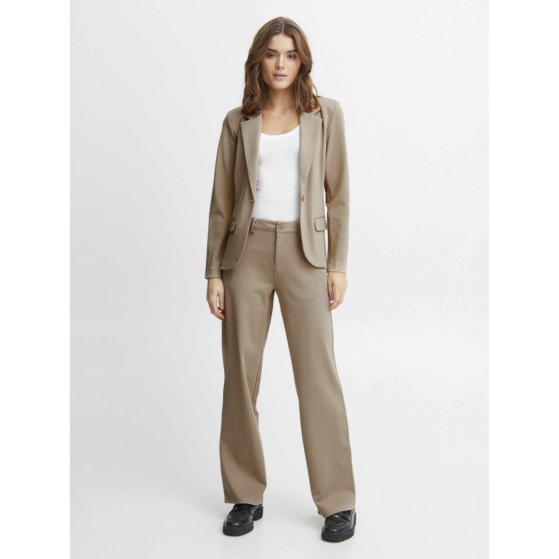 Fransa Сако 20611867 Бежов Regular Fit - Pepit.bg
