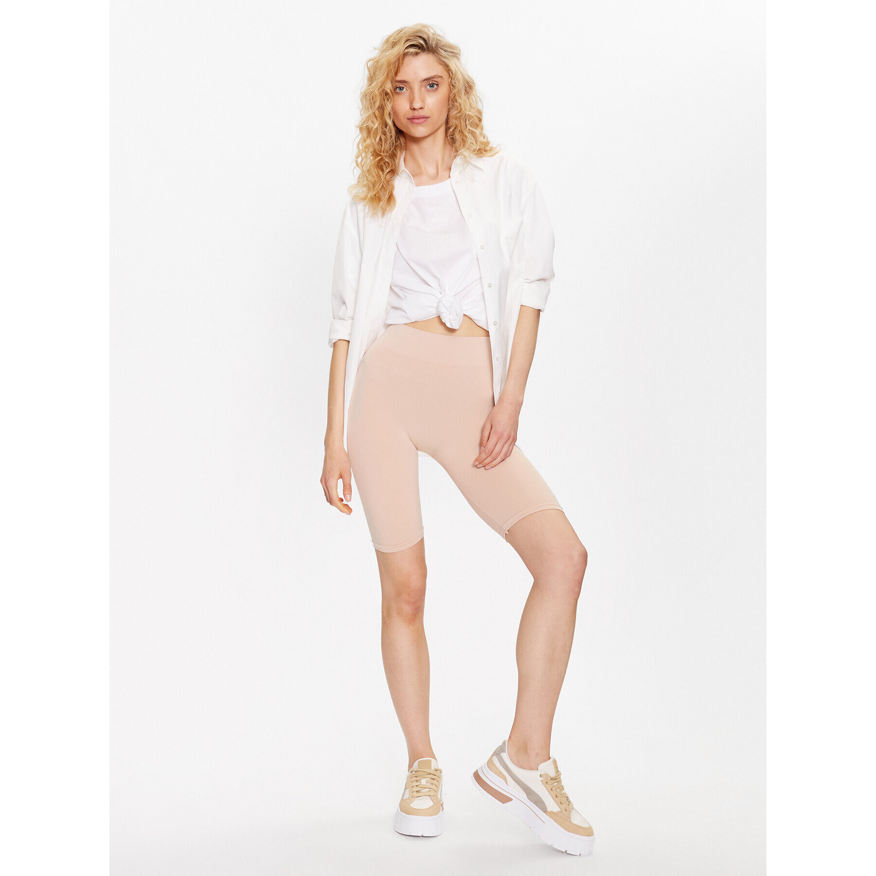 Fransa Спортни шорти 20610764 Кафяв Slim Fit - Pepit.bg