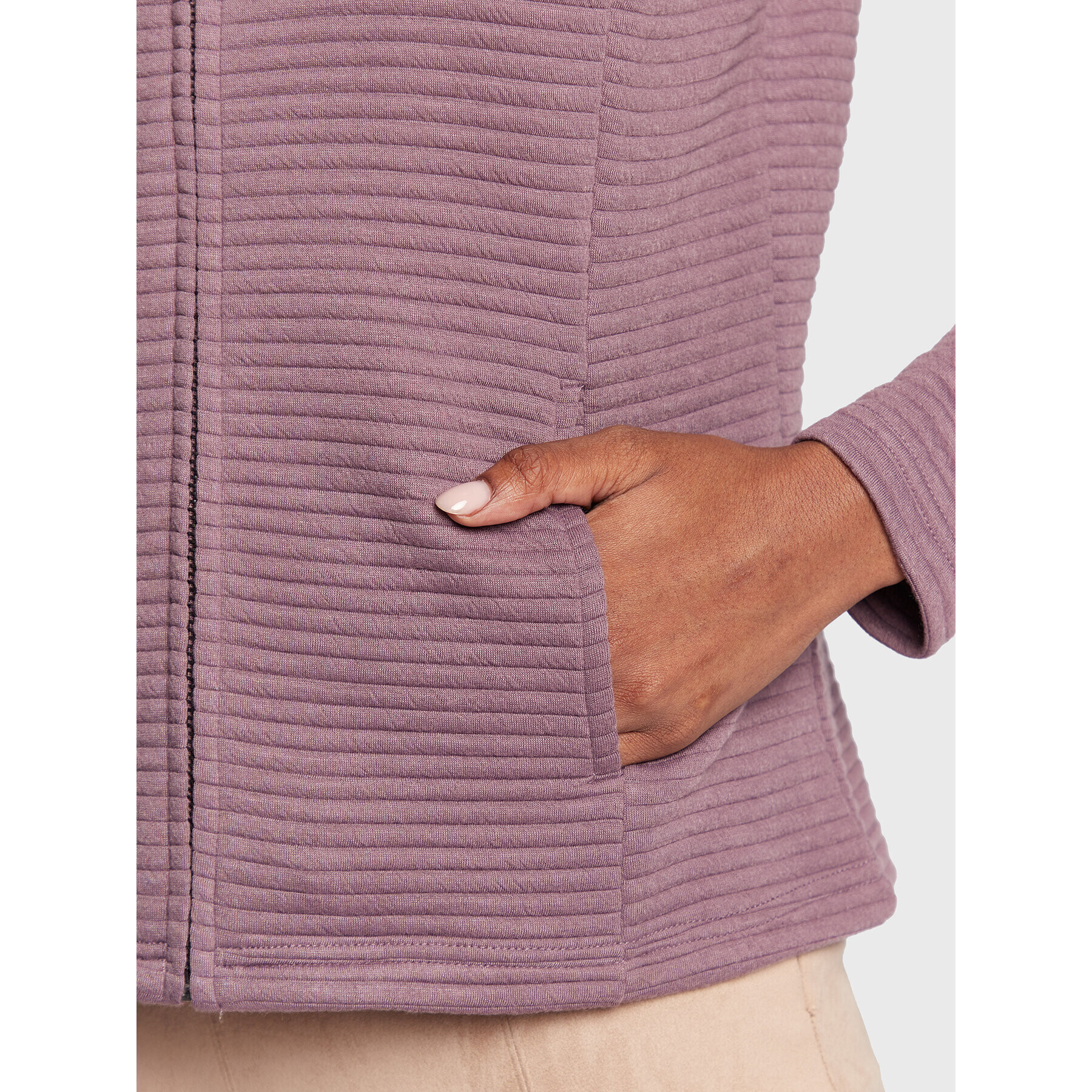 Fransa Суитшърт Cardi 20610999 Виолетов Regular Fit - Pepit.bg