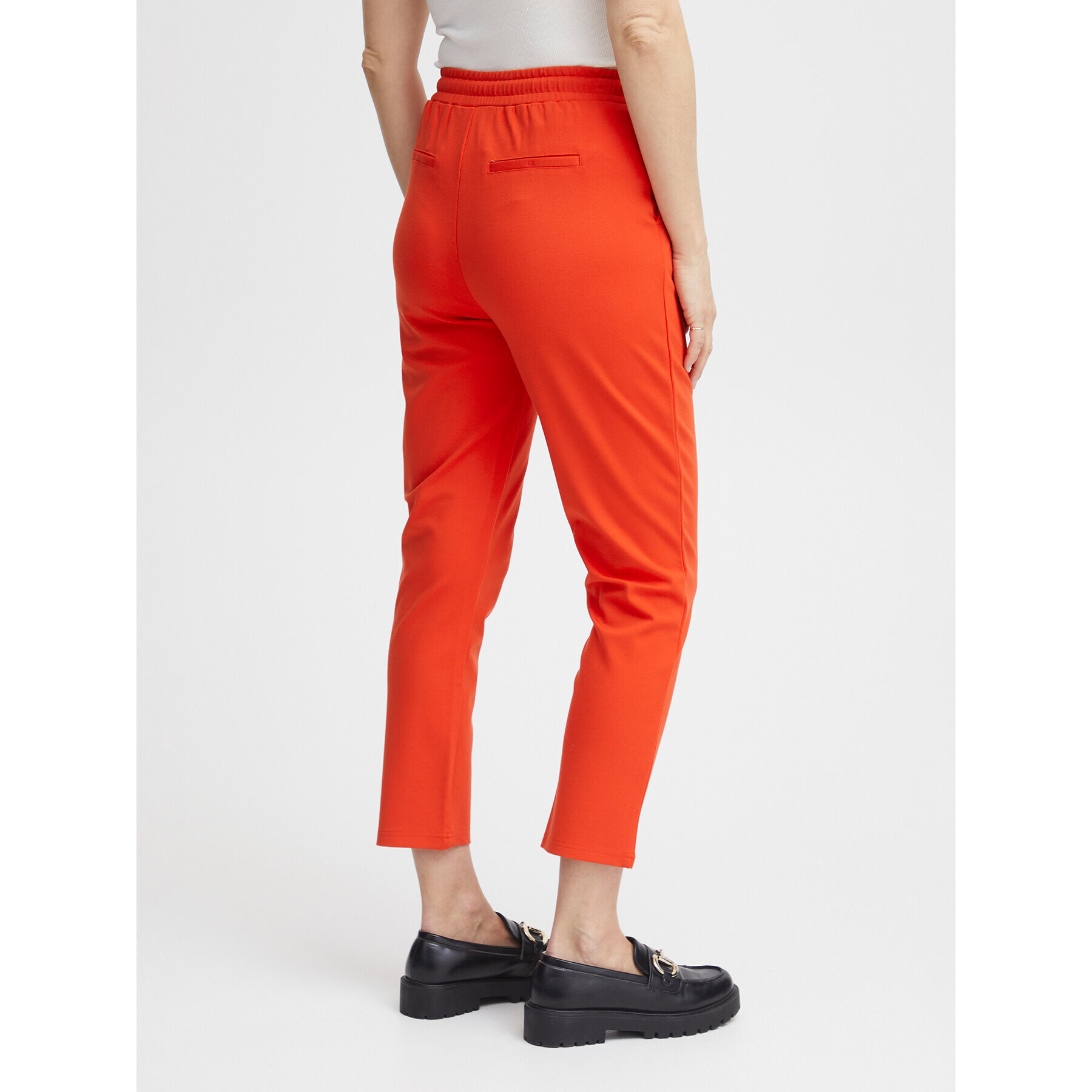 Fransa Текстилни панталони 20605622 Червен Regular Fit - Pepit.bg