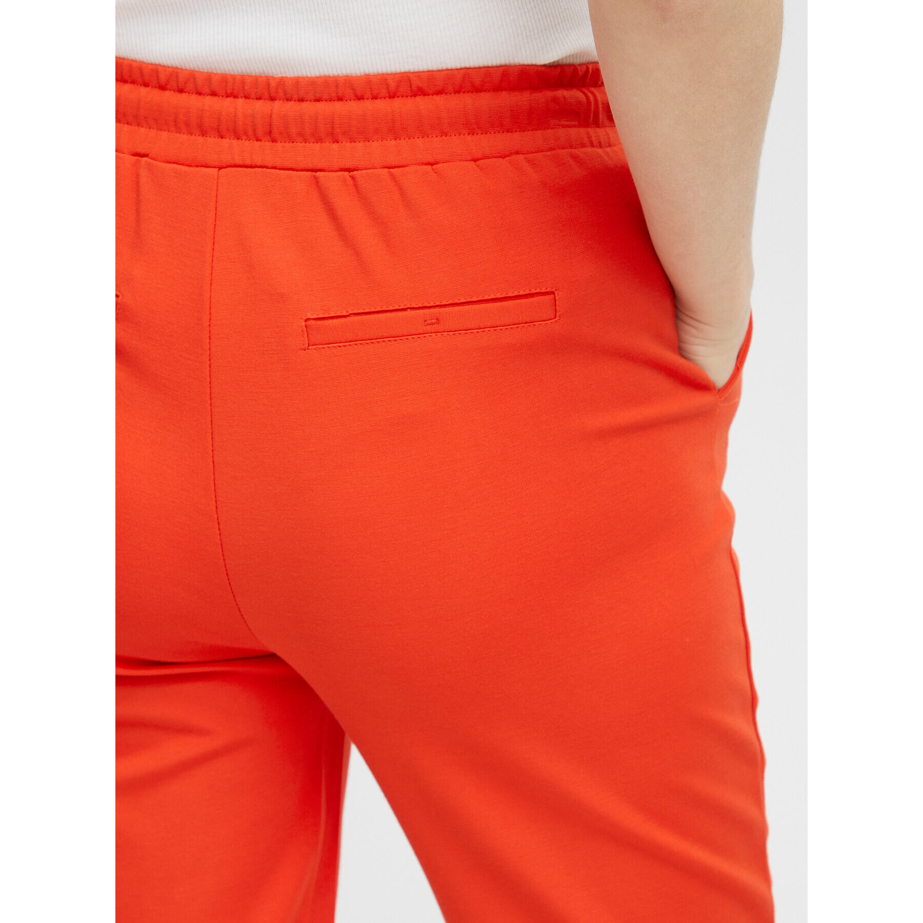 Fransa Текстилни панталони 20605622 Червен Regular Fit - Pepit.bg
