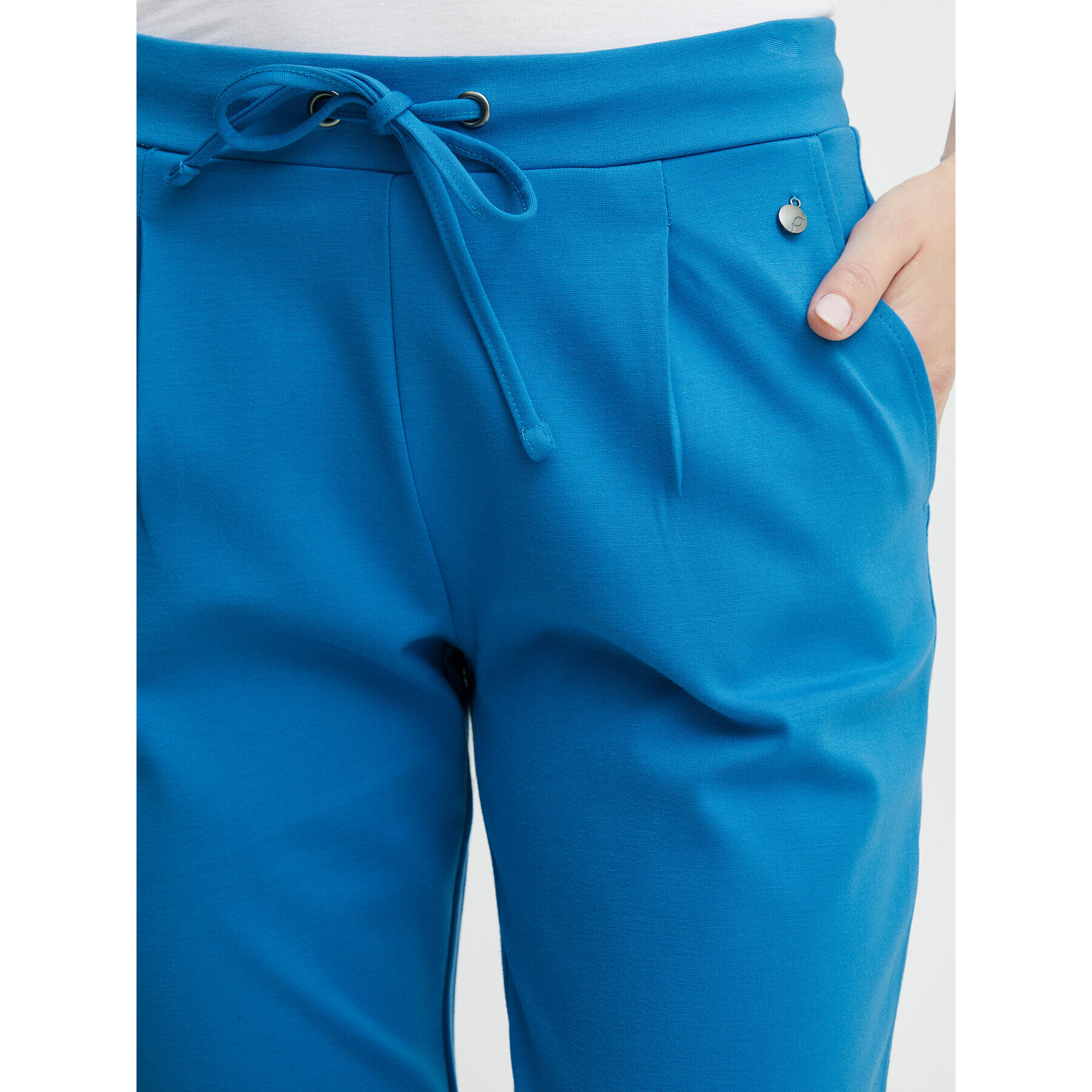 Fransa Текстилни панталони 20605622 Син Regular Fit - Pepit.bg