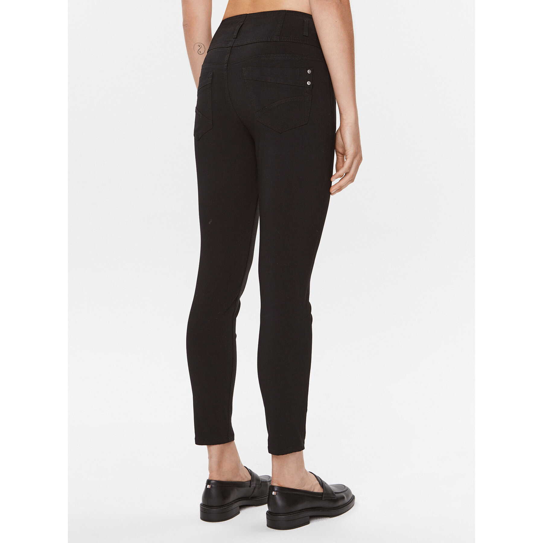 Fransa Текстилни панталони 20608336 Черен Slim Fit - Pepit.bg