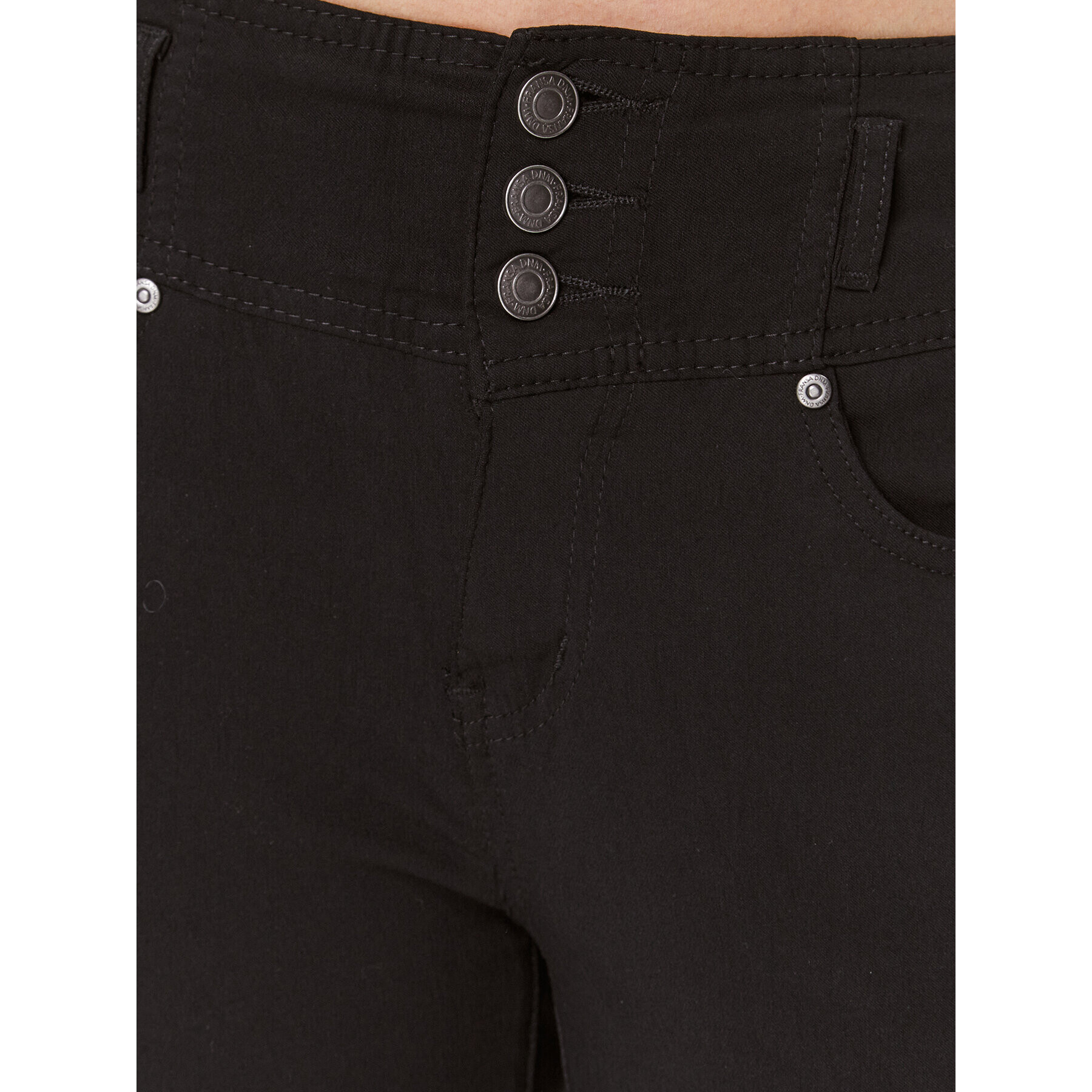 Fransa Текстилни панталони 20608336 Черен Slim Fit - Pepit.bg