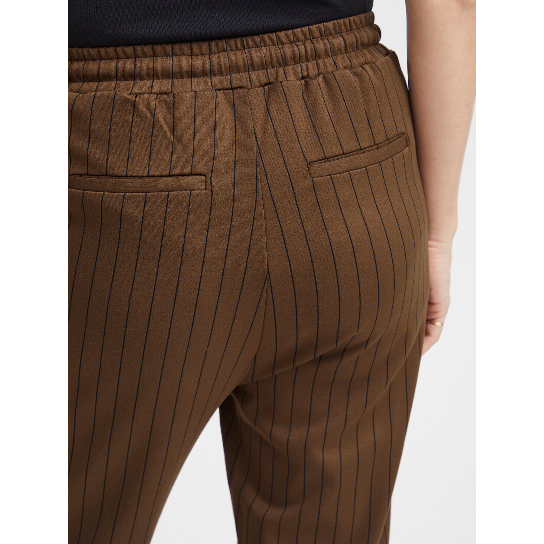 Fransa Текстилни панталони 20610972 Кафяв Regular Fit - Pepit.bg