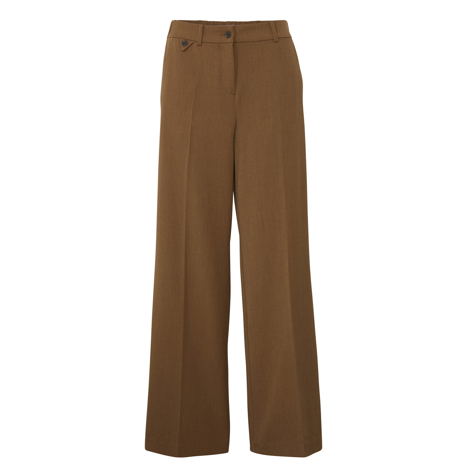 Fransa Текстилни панталони 20611709 Кафяв Regular Fit - Pepit.bg