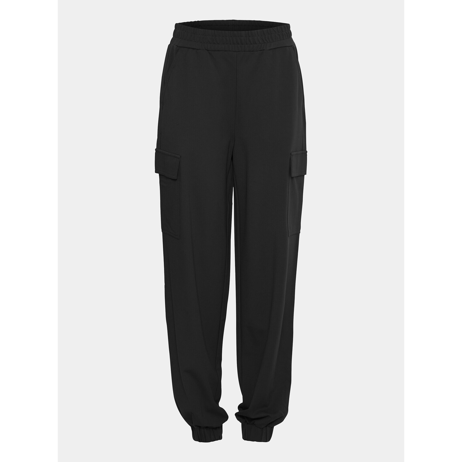 Fransa Текстилни панталони 20612726 Черен Regular Fit - Pepit.bg