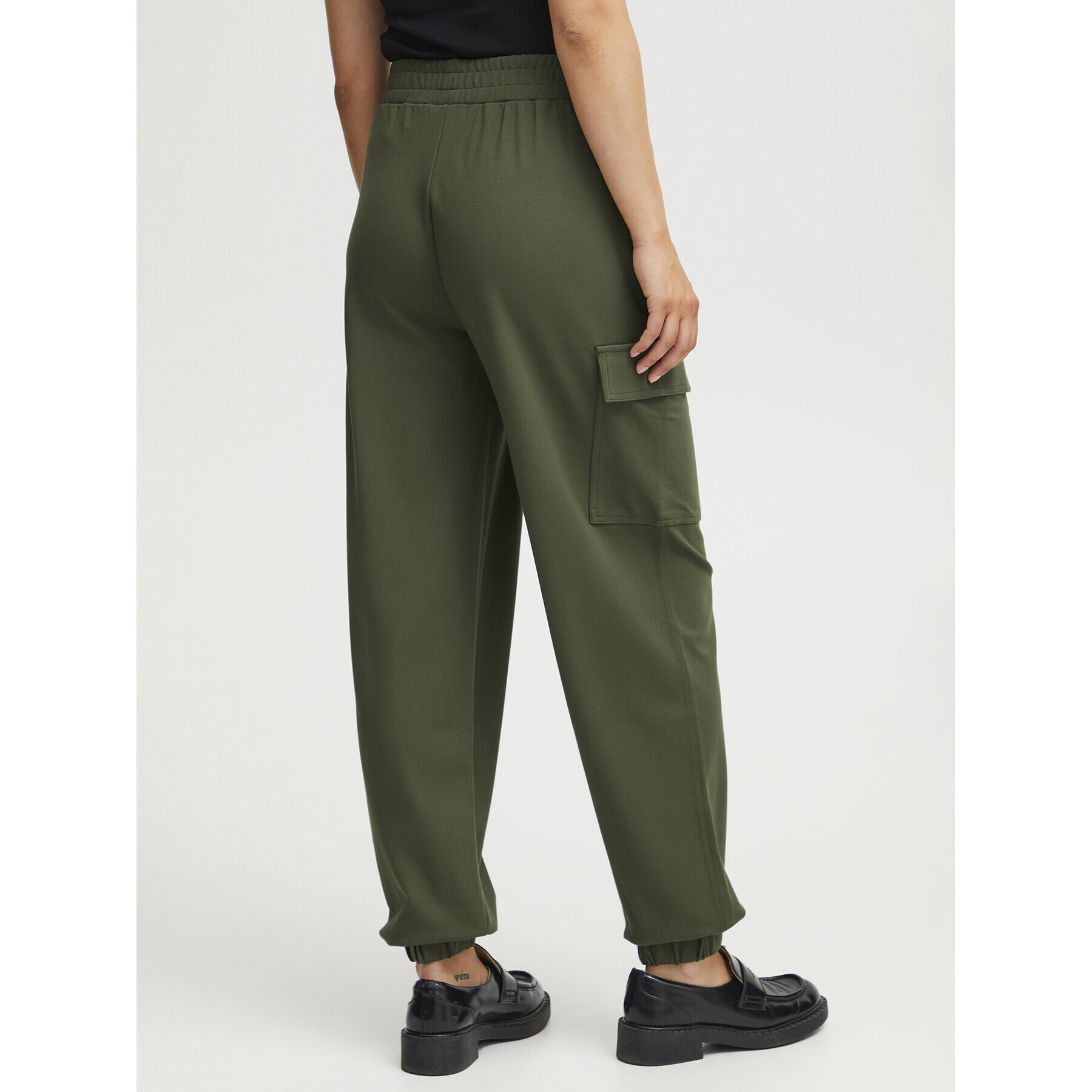 Fransa Текстилни панталони 20612726 Зелен Regular Fit - Pepit.bg
