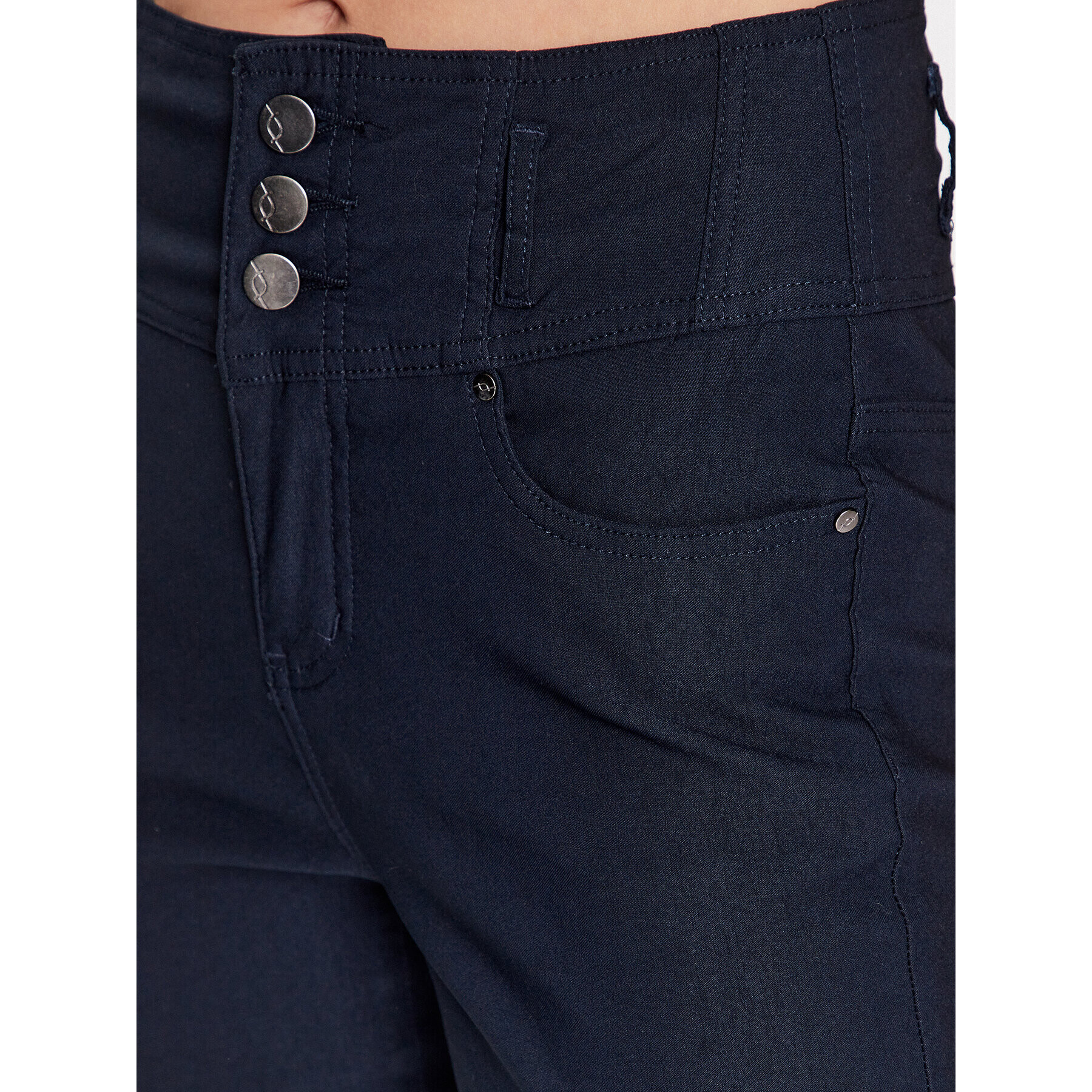Fransa Текстилни панталони 601749 Сив Regular Fit - Pepit.bg