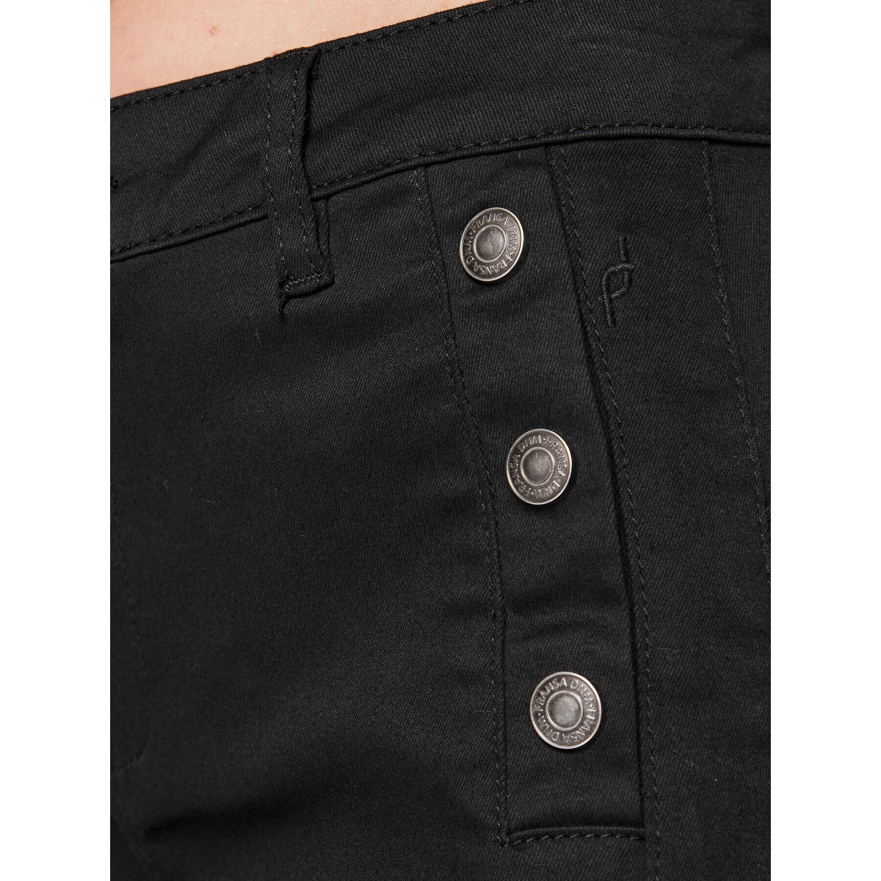 Fransa Текстилни панталони Lomax 1 20607793 Черен Tight Fit - Pepit.bg