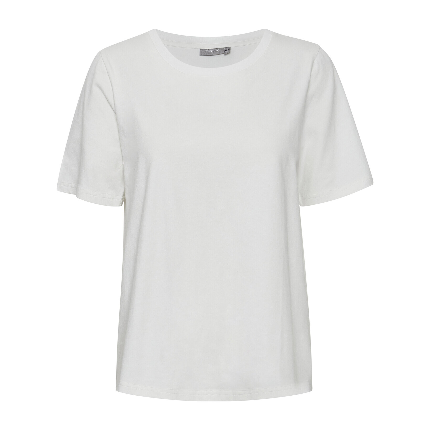 Fransa Тишърт 20611861 Бял Regular Fit - Pepit.bg