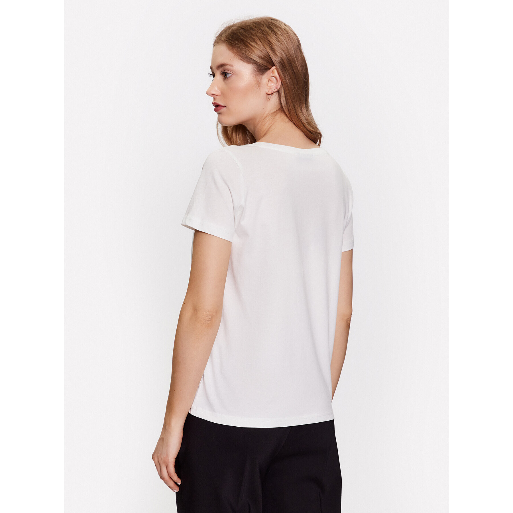 Fransa Тишърт 20611872 Бял Regular Fit - Pepit.bg