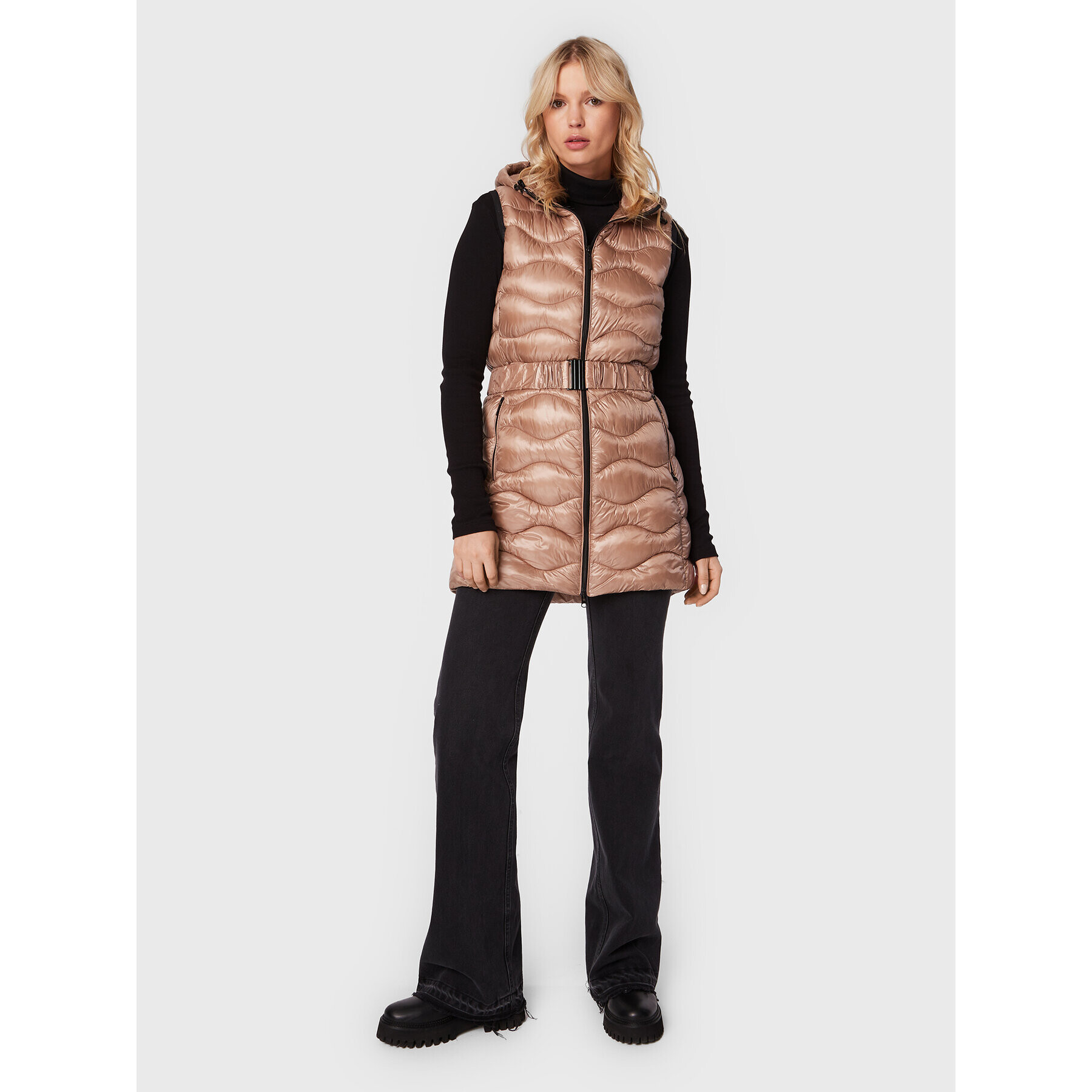 Frieda & Freddies Елек 8504 Бежов Regular Fit - Pepit.bg
