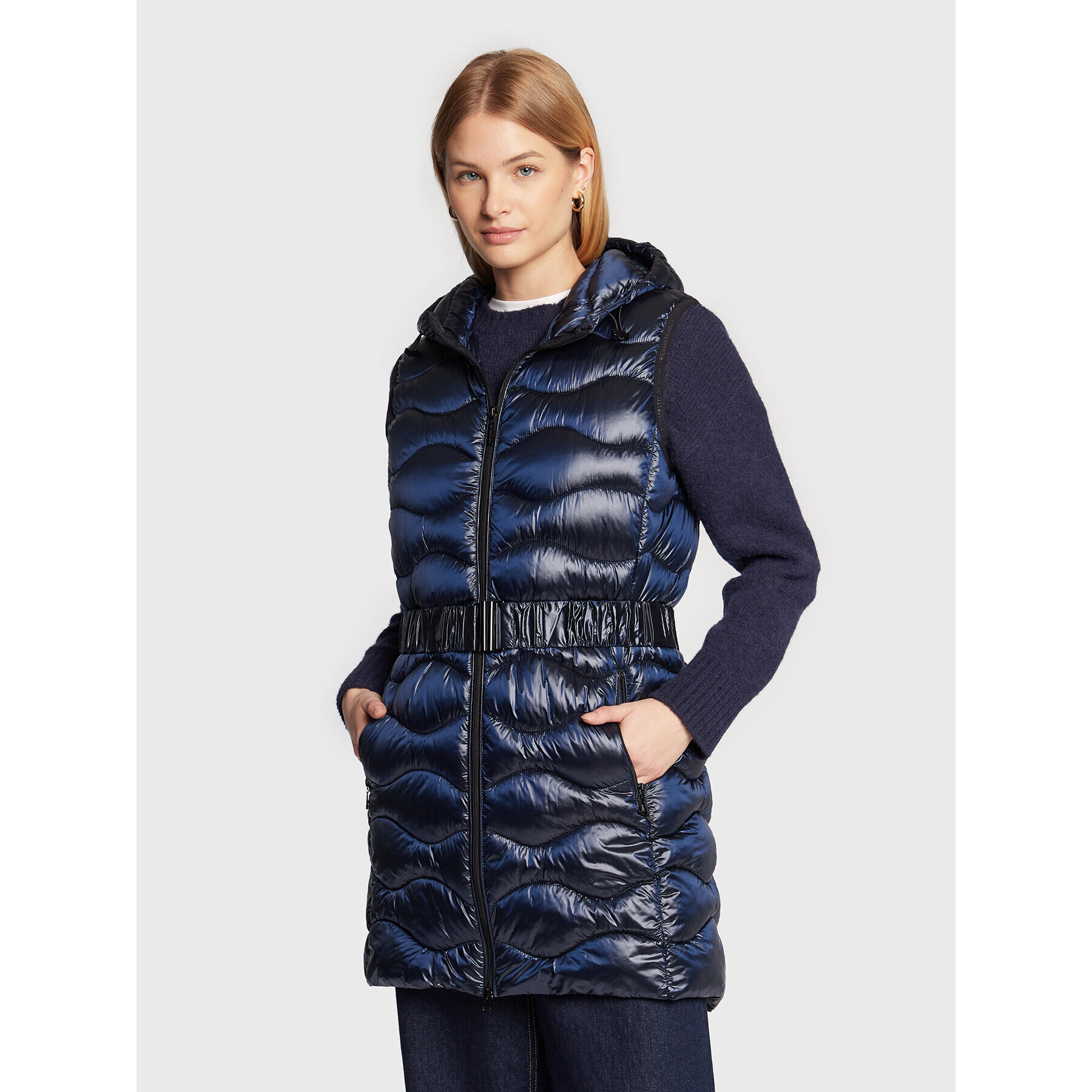 Frieda & Freddies Елек 8504 Тъмносин Regular Fit - Pepit.bg